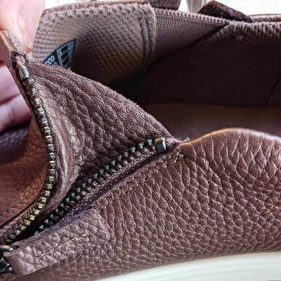 ECCO Women's Fara Slip-On Sneakers Metallic Copper Size 8 – Leather, NWOT - Picture 11 of 12
